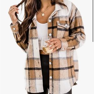Plaid shacket